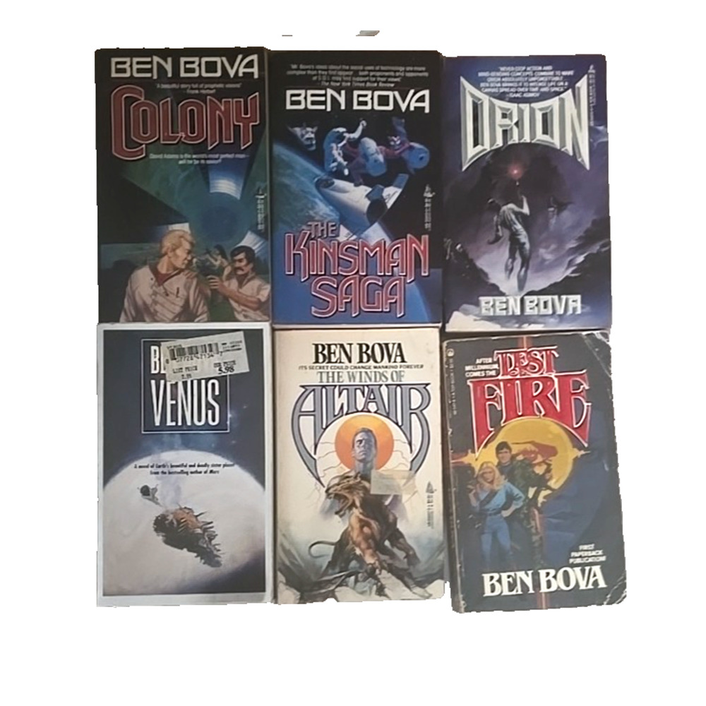 Lot of 6 Colony, Altair, Orion, The Kingsman Saga by Ben Bova Paperback Books
